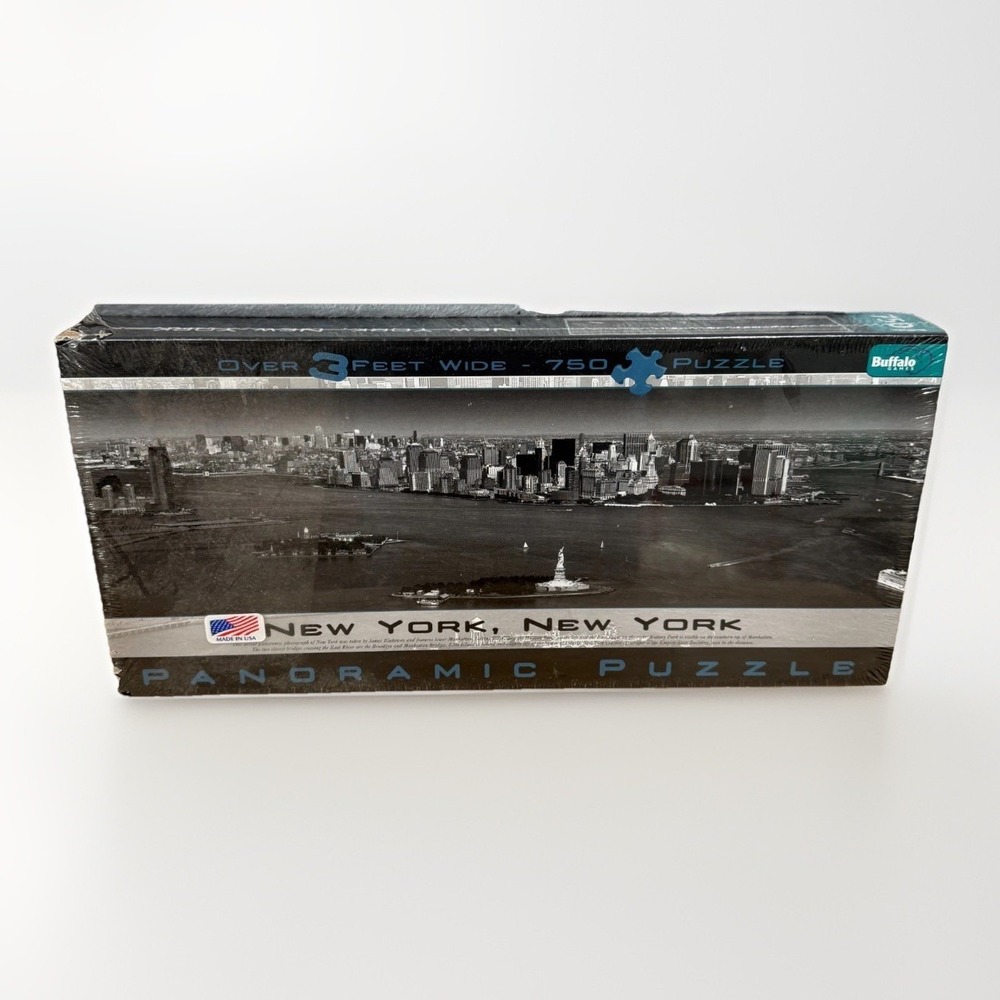 New York Panoramic Puzzle 750‎ Pieces Over 3 Ft Wide Buffalo Games